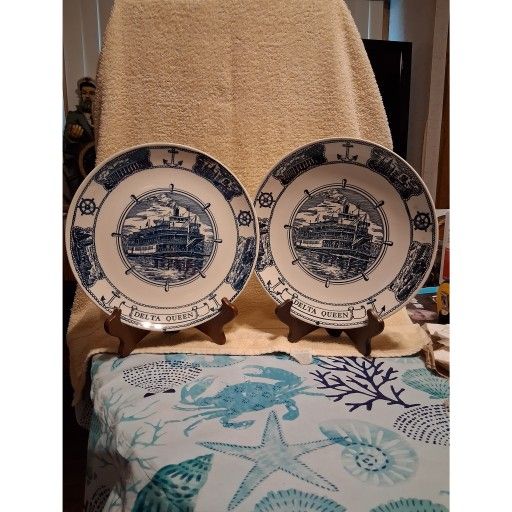 12 Antique Plates All Together