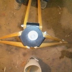 David White Instruments Wooden Surveyor Tripod Legs Transit Level 