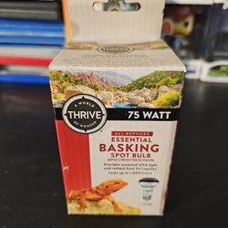 Petsmart Thrive 75 Watt All Reptiles Essential Basking Spot Bulb 