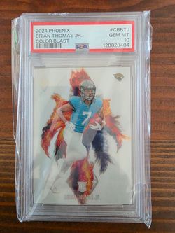 2024 Phoenix Brian Thomas Jr. Color Blast RC PSA 10