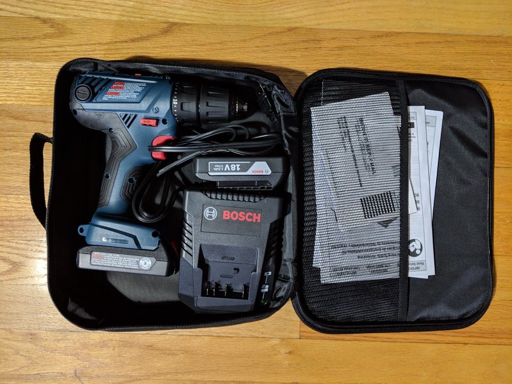 Almost new Bosch GSR18V cordless drill/driver