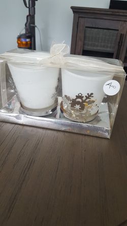 New votive holders x2