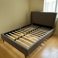 Free Tufted Full Size Bed
