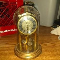 Vintage German Kundo Anniversary Mantel Clock
