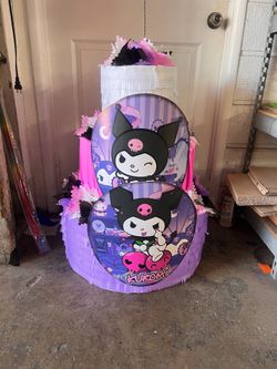 Kuromi three tier pinata with balls