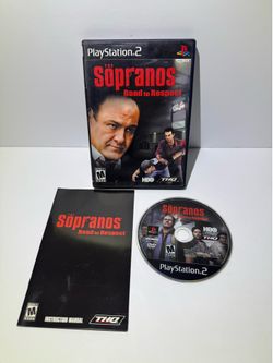 The Sopranos: Road to Respect Sony PlayStation 2 (PS2) Complete in Box - Tested