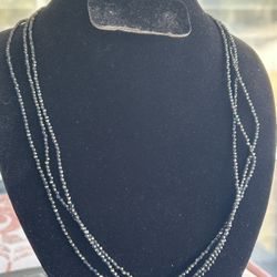 Black Spinel Necklace