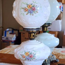 Vintage Hurricane Lamp 
