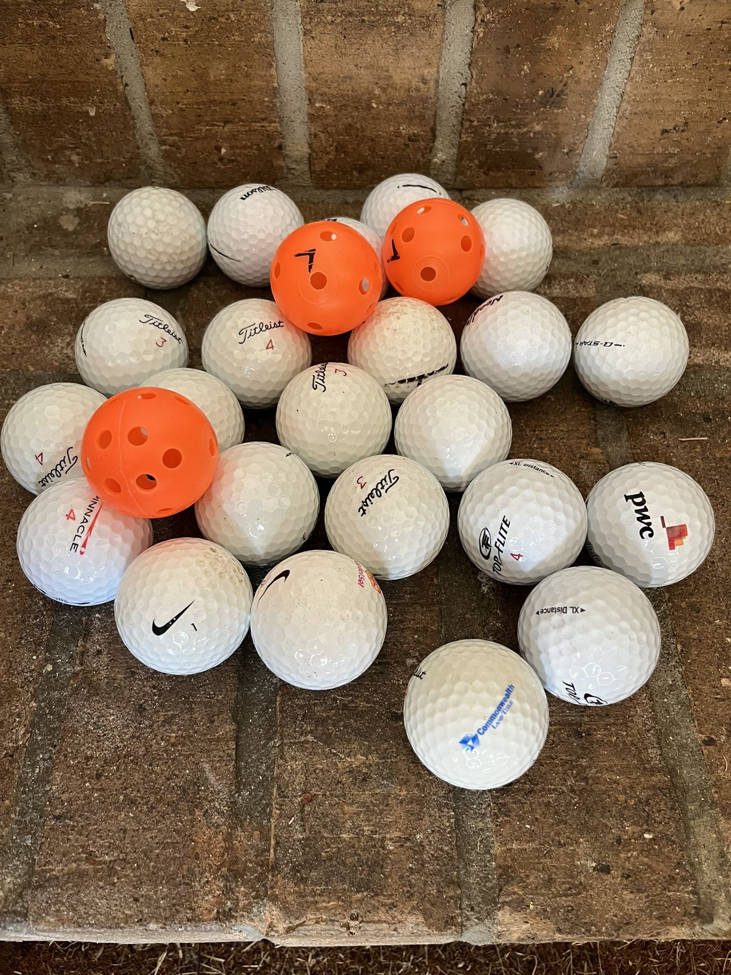 Assorted Golf Balls