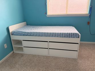 IKEA Twin Bed w/ Storage