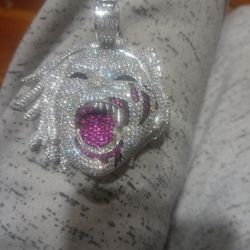White gold Plated vvs Diamonds