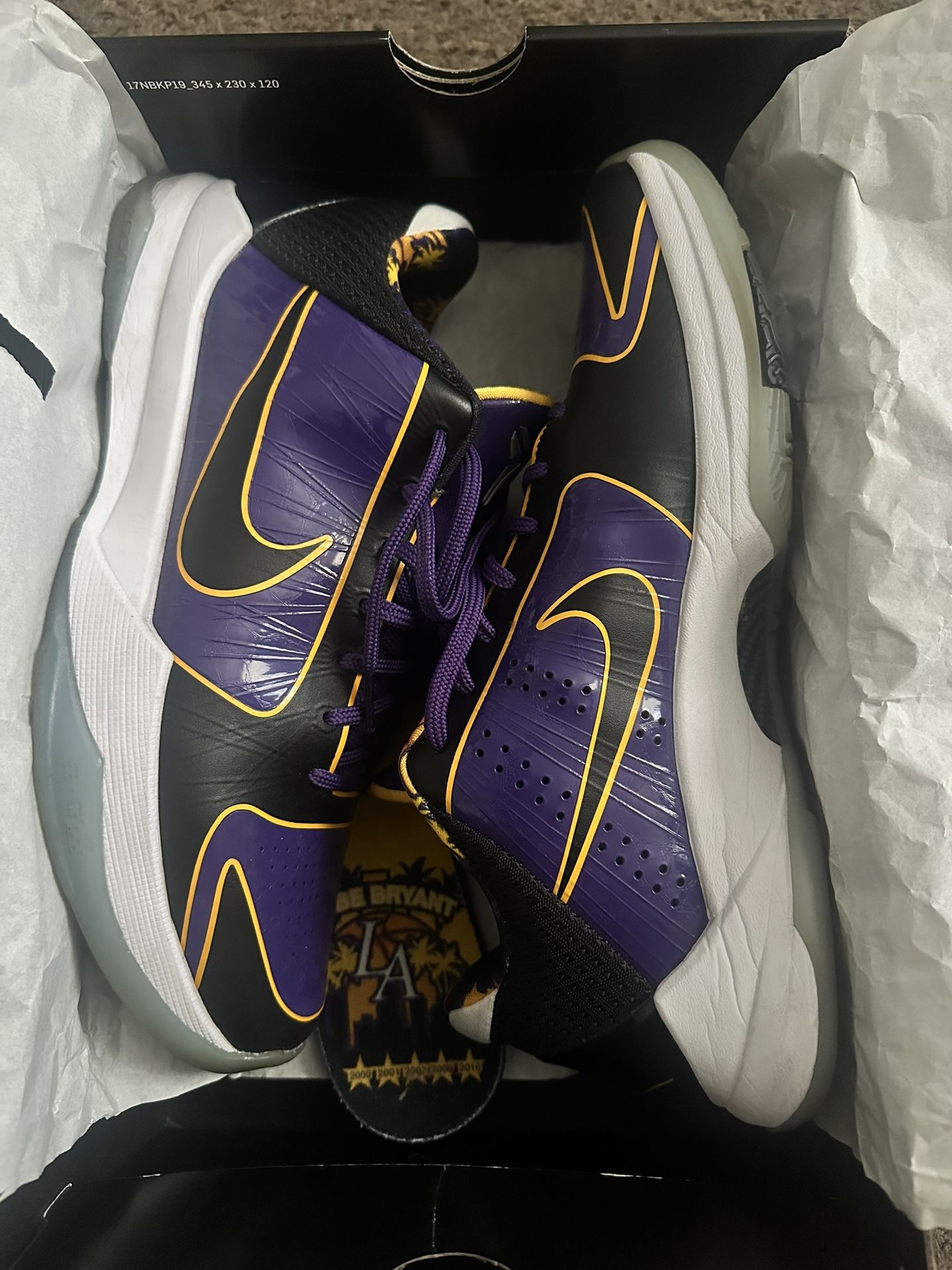 Nike Kobe 5 Protro “5 X Champ “ Size 10.5