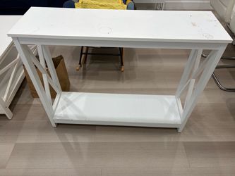 Moving Sale: Beautiful White Entry Way Table
