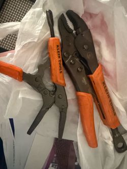 Klein locking pliers