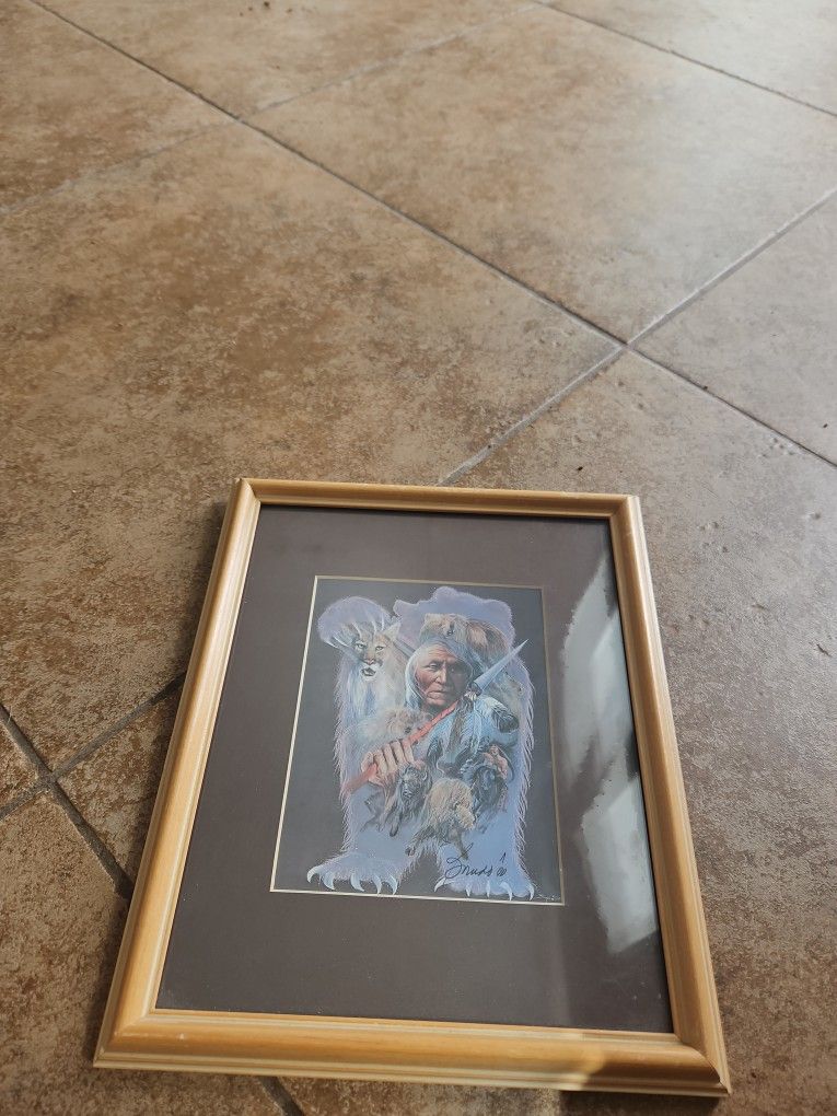 Native American Print by Carole Bourdo #1