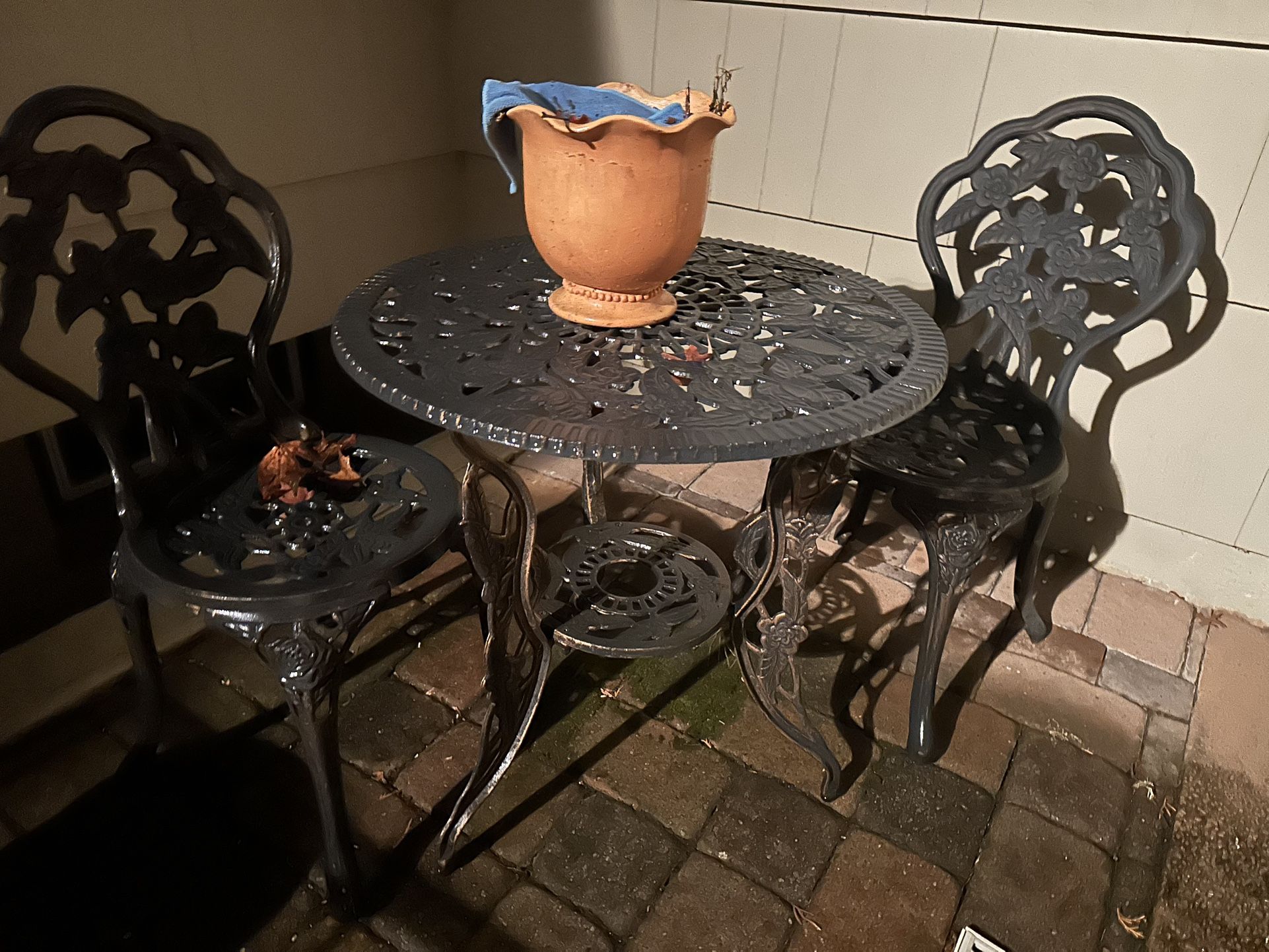Outdoor Metal Table Set