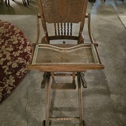 HIGH CHAIR STROLLER COMBO 19TH CENTURY 