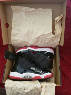 AIR JORDAN 11 RETRO " BRED" Men Sz. 12