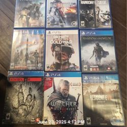 Ps4 & Ps2 Pre-owned Games 4 Sale