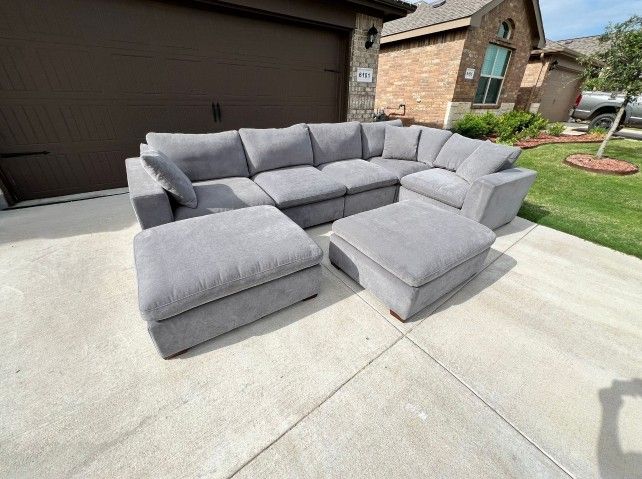 Super Comfy Sectional With Ottoman