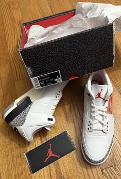 Air Jordan 3 White Cement Reimagined (2023) Size 12 – NEW / DS – OG ALL 🔥