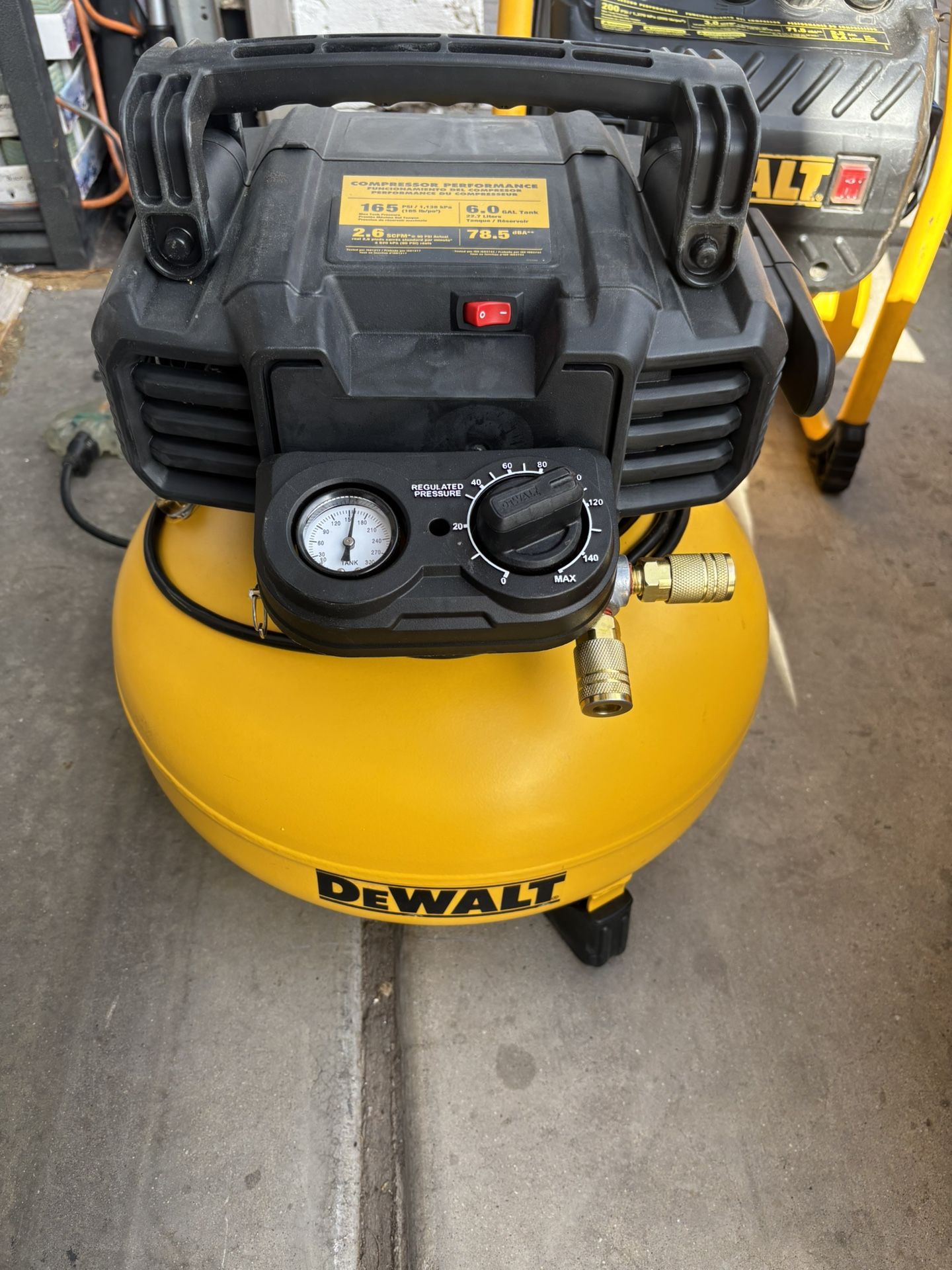 DEWALT 6 gal. 165 PSI Portable Electric Pancake Air Compressor