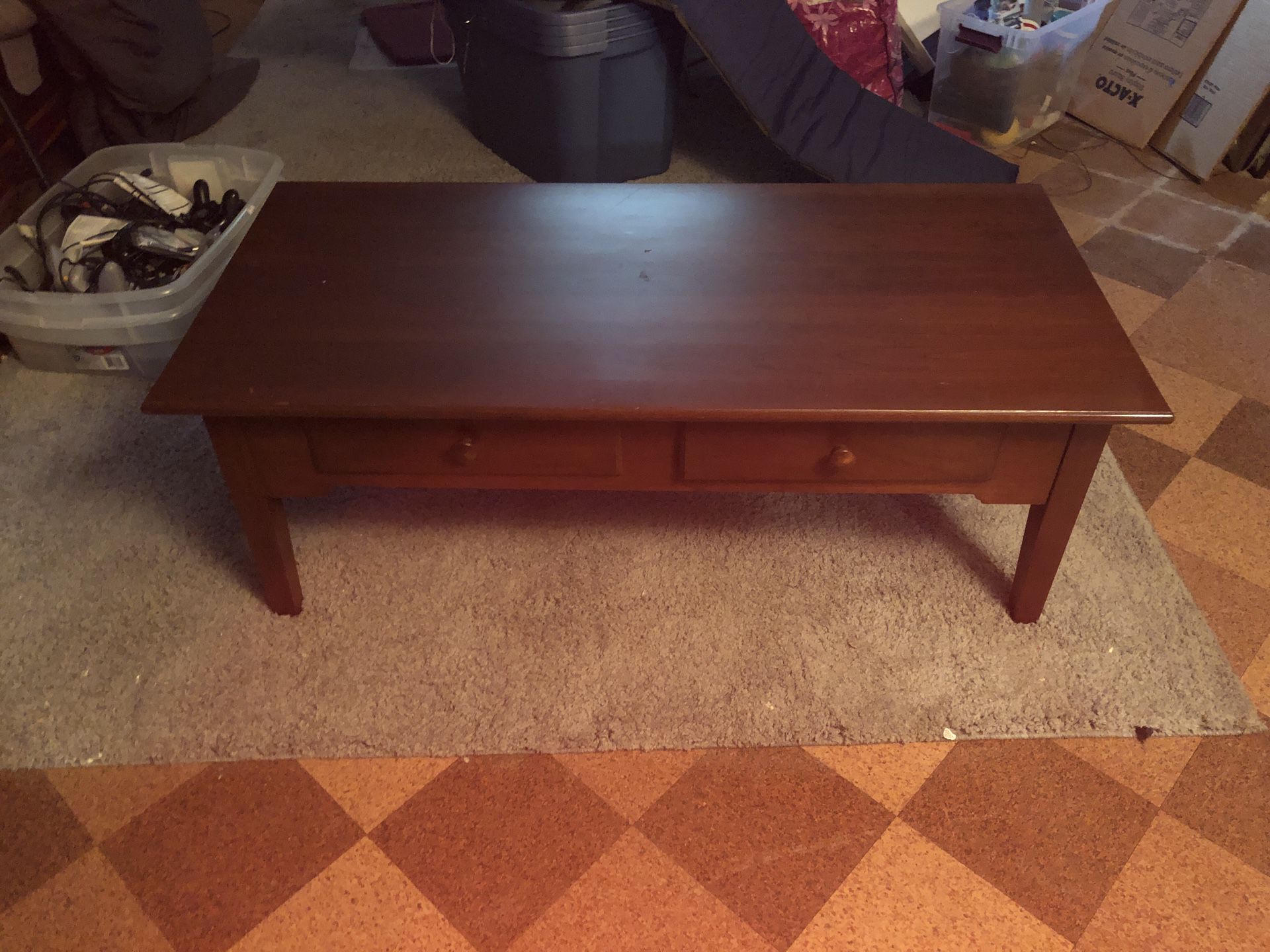 Coffee Table with matching End Table solid wood