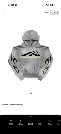 Hellstar hoodie authentic Size-M