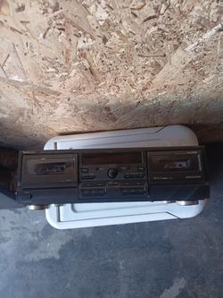 Technics RS-TR373 Dual Stereo Cassette Deck Playback Record Works TESTED READ
