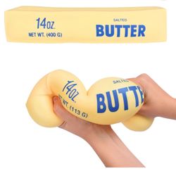 Squeeze Butter, Large Squishy Stress Toy, Children Ages 3+ BRAND NEW SEALED 