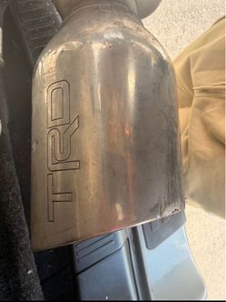 OEM 2022 Toyota Camry TRD 2 Mufflers + TRD Tips.