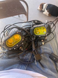 2 auxbeam fog lights