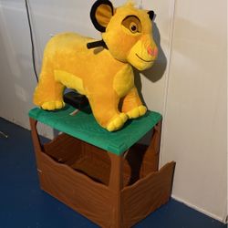 Disney Lion King Simba 6v Plush Ride-On Toy 