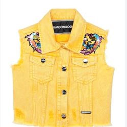 MARCO BOLOGNA Girl's Designer Denim Jacket, size 8 years