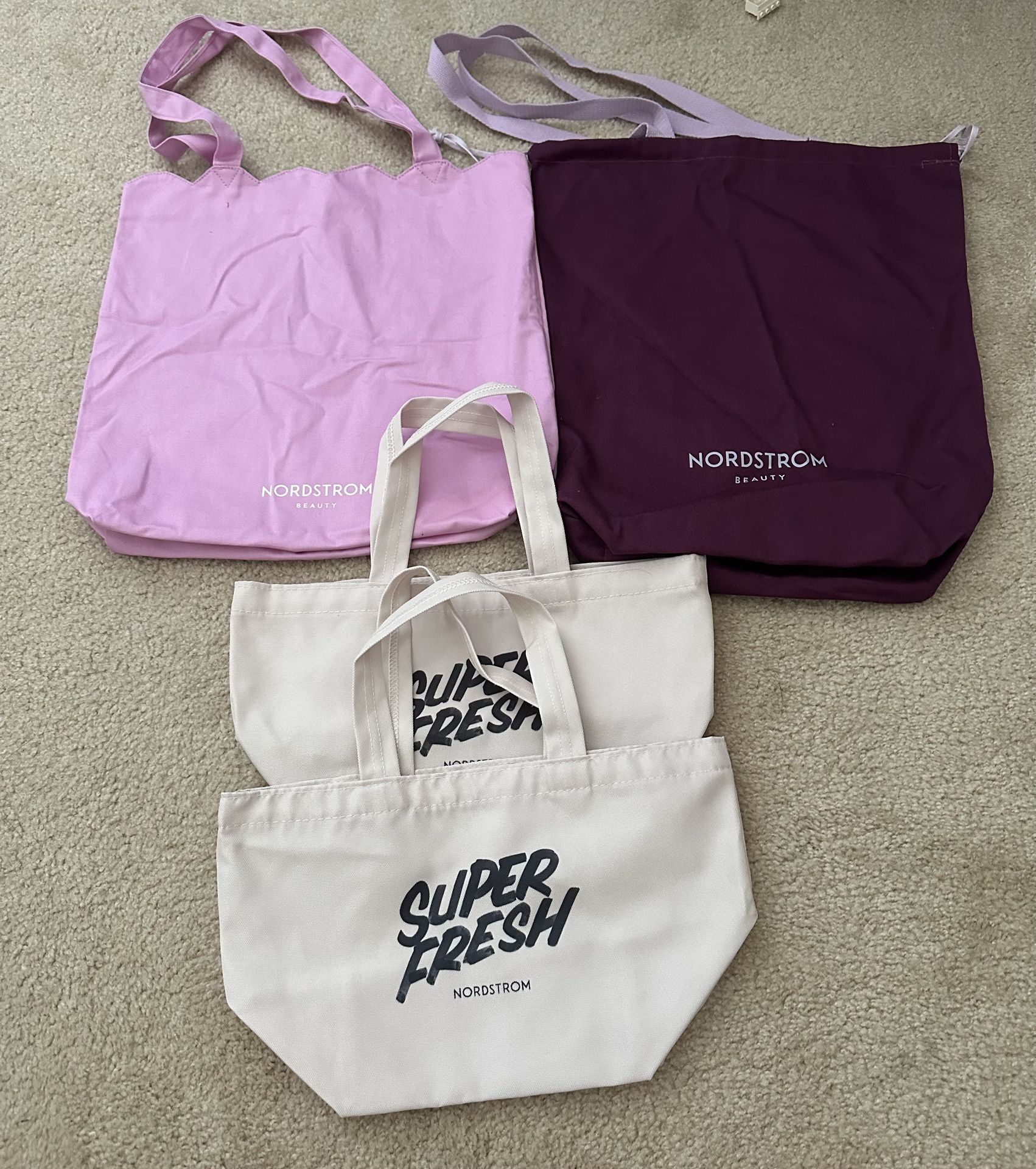 4 Nordstrom Tote Bag Canvas. Never Used.