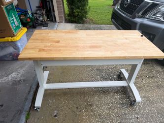 Husky adjustable work bench