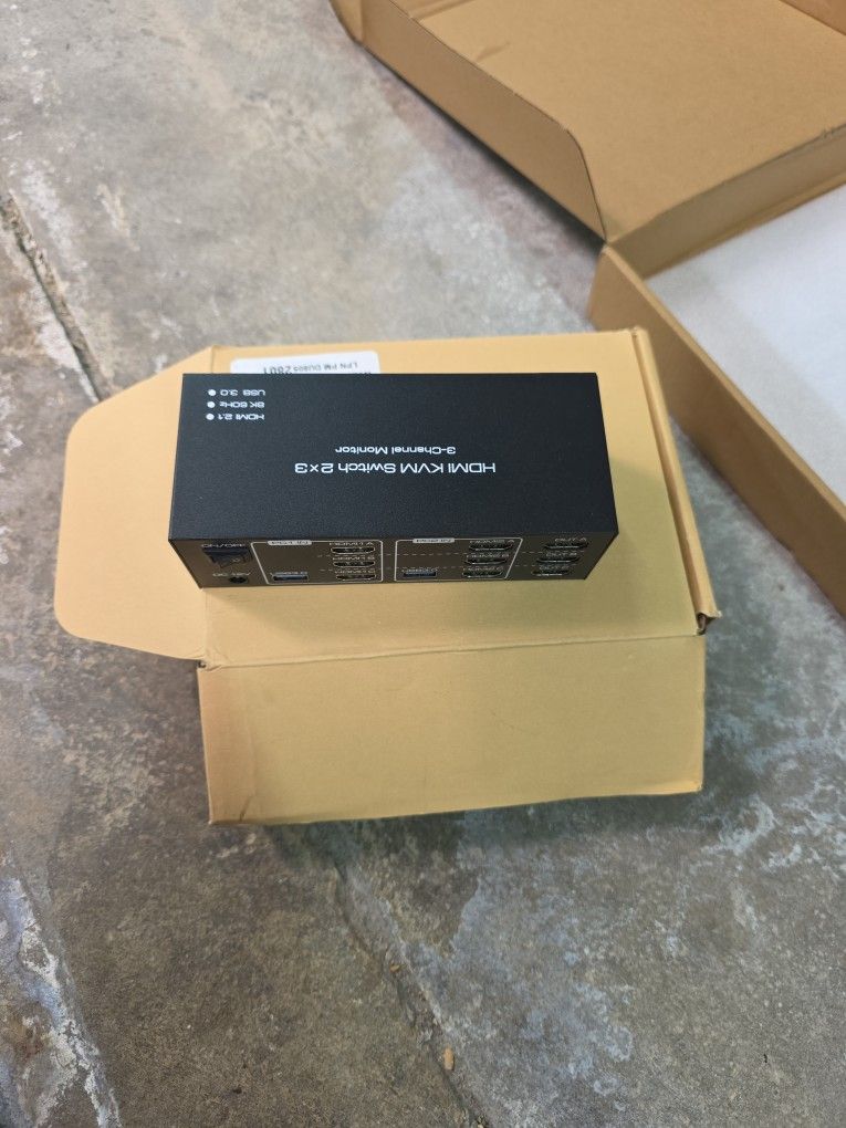 Dual Monitor KVM Switch 2x3 HDMI