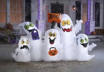 Home Accents 6.5' Halloween Classics LED Ghost Scene