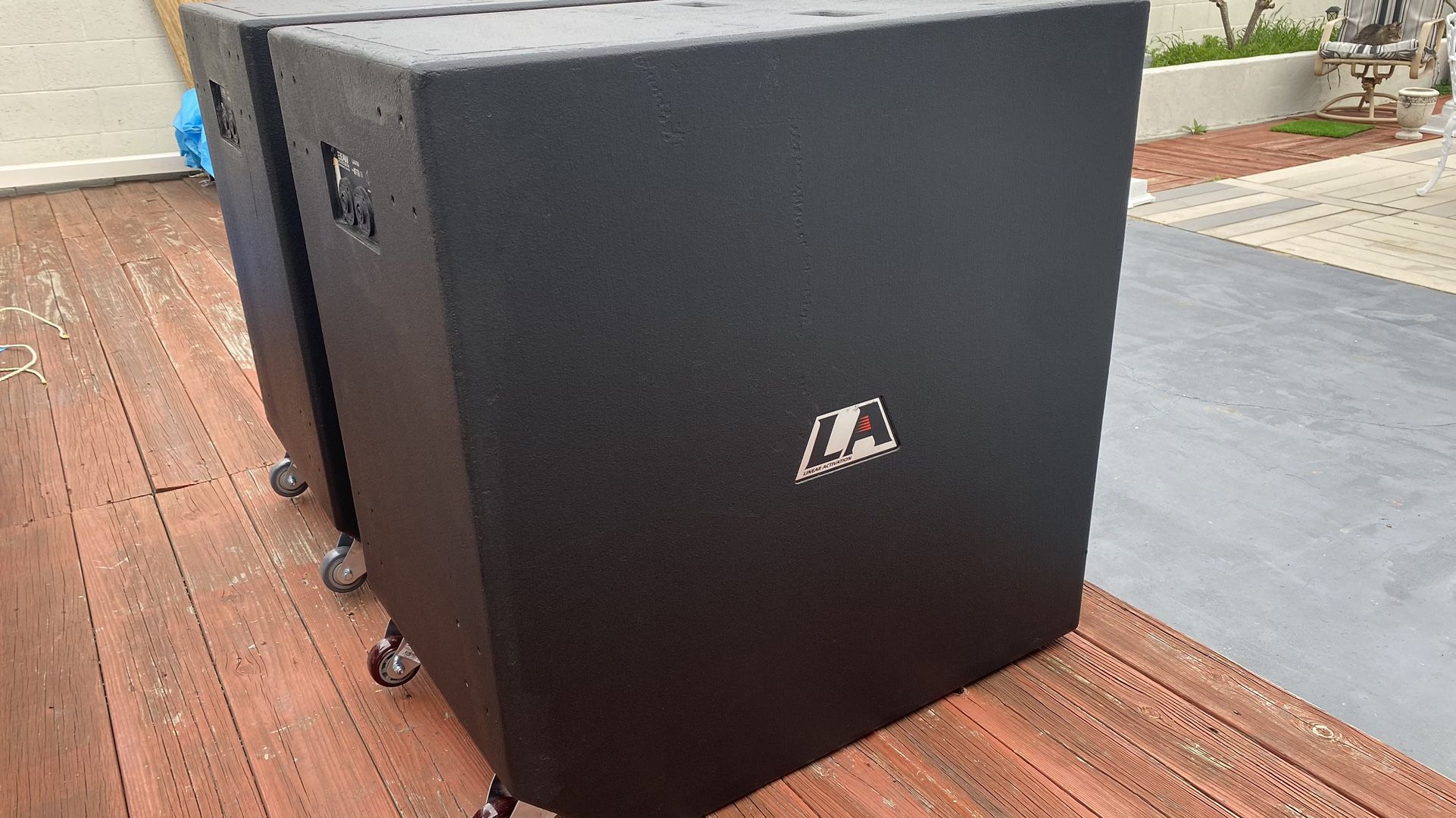 EAW LA400 Folded Horn Subwoofers Passive Speakers DJ Equipments 350