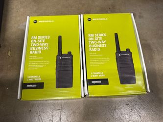 Motorola RMM2050 Two-Way Business Radio – Brand New in Box