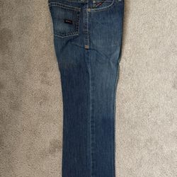 Ariat Men's Relaxed Boot Cut Jeans, Size 33x30, Blue, Flame Resistant, Workwear