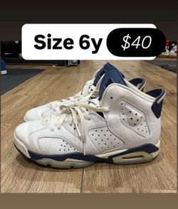 Jordan 6s size 6y $40