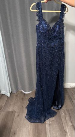 Navy blue dress