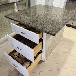 Granite Kitchen Island - Table 
