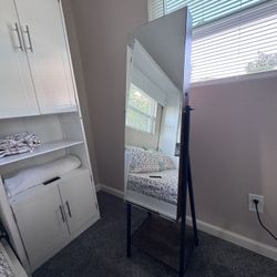 Jewelry Storage Mirror 
