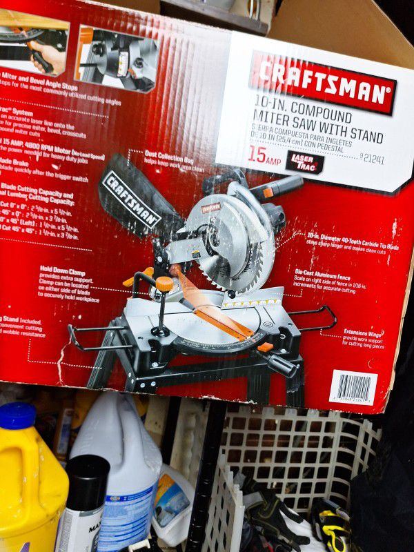 Craftsman 10 In. Compound Miter Saw With Stand
