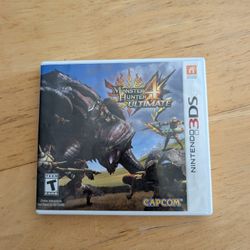 Monster Hunter 4 Ultimate Nintendo 3DS