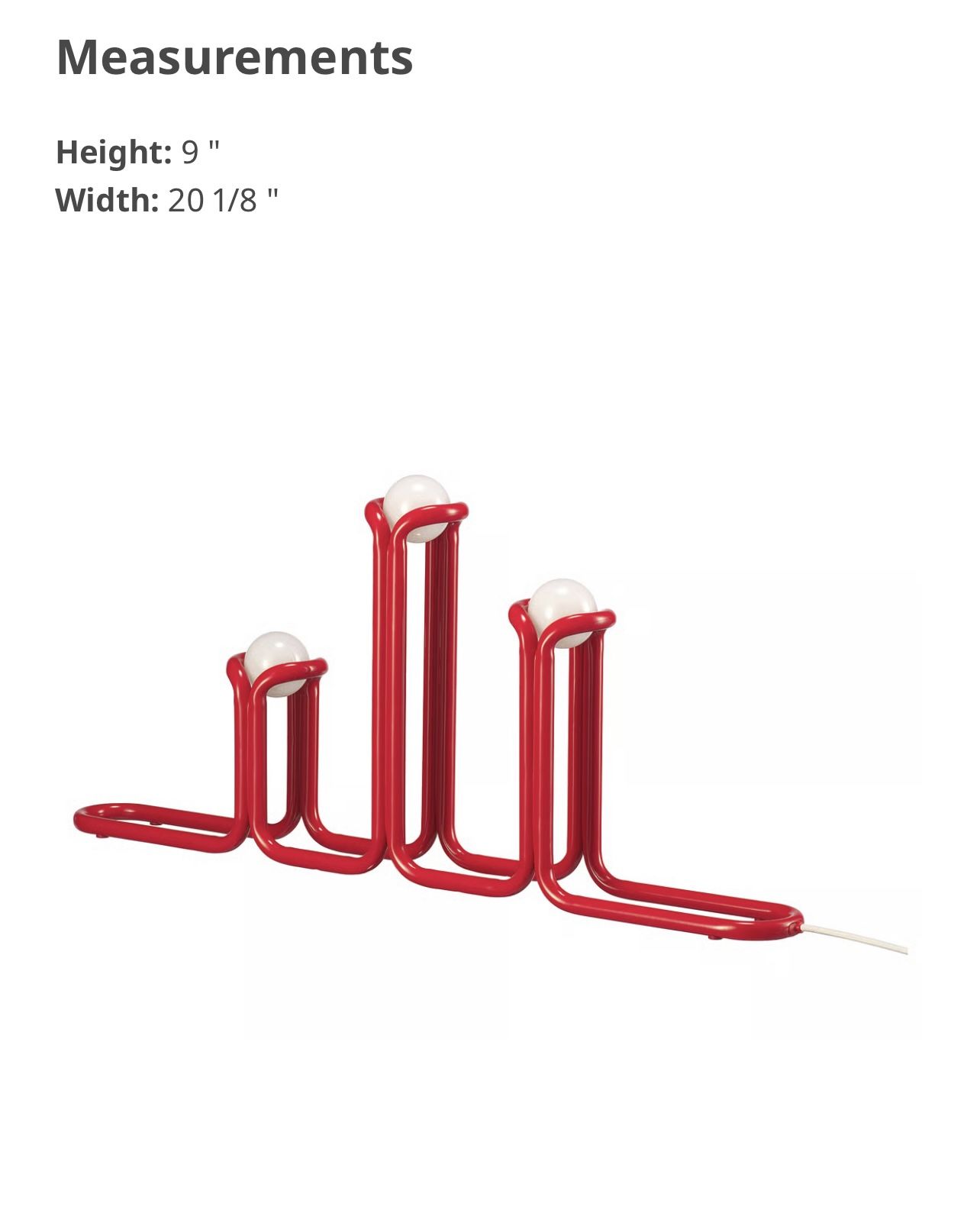 IKEA x Gustaf Westman STRALA LED Candelabra