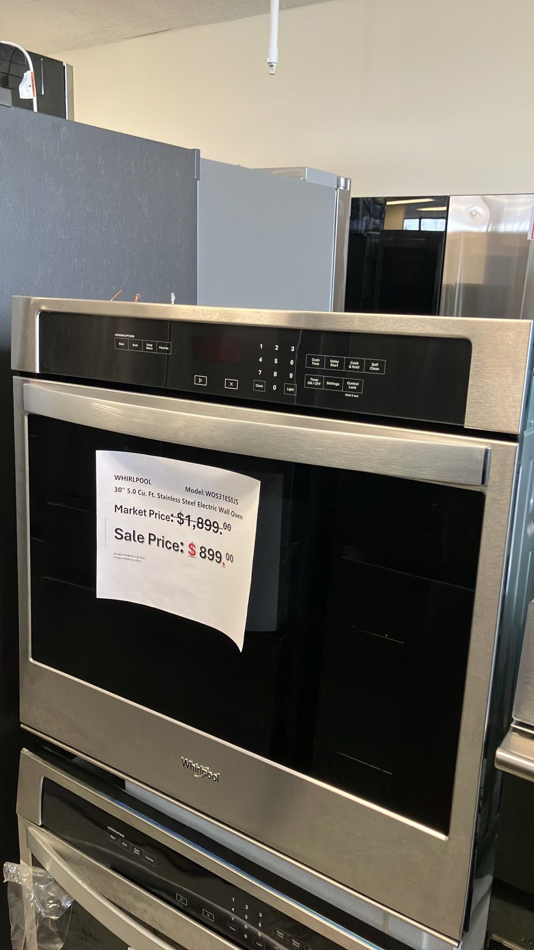 💥Great Deal💥 Whirlpool - 30" Built-In Single Electric Wall Oven - Stainless Steel
