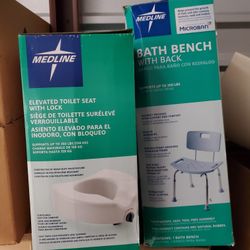 Medline Toilet & Shower Bench